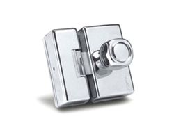 Fechadura para Portas de Vidro HDL PV2F Cromada